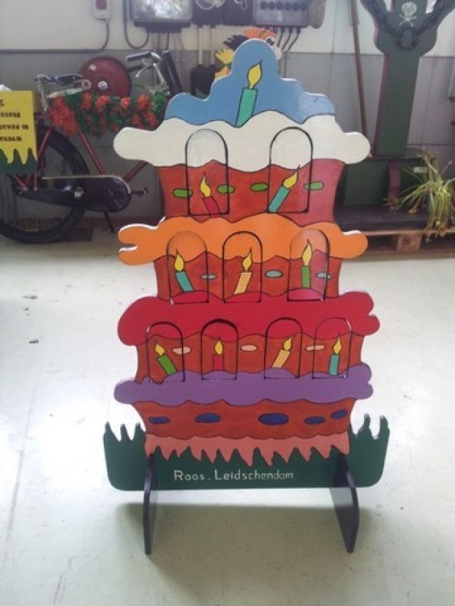 Brandweerspel - Verjaardagstaart